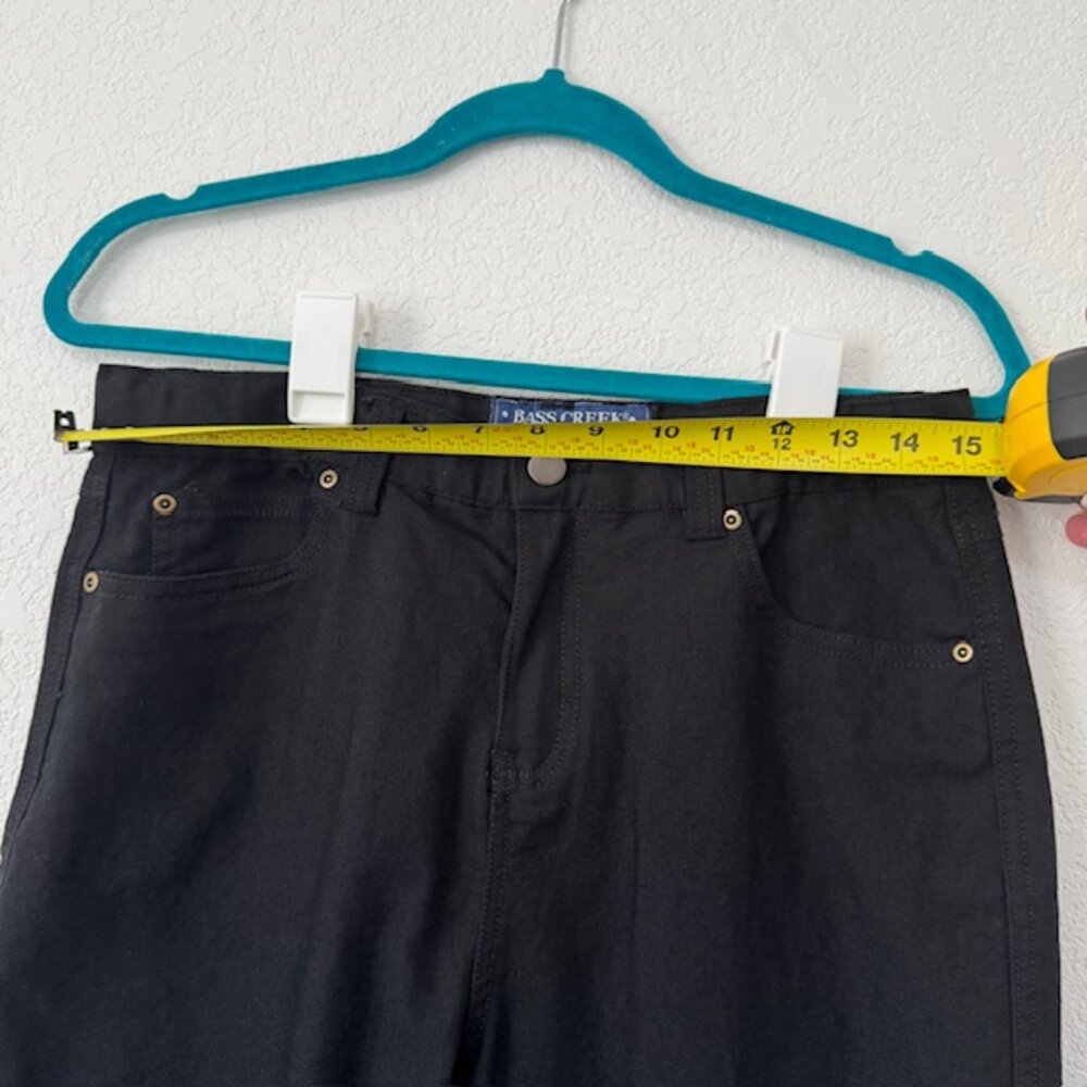 Bass Creek Workwear Pants Womens 14/16 Black Carpenter Utility Elastic Back - Picture 6 of 10